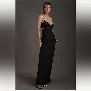BHLDN Black Maxi Dress